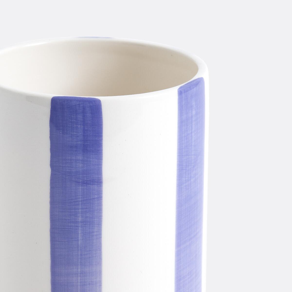 La Redoute Intérieurs Vase en céramique à rayures  