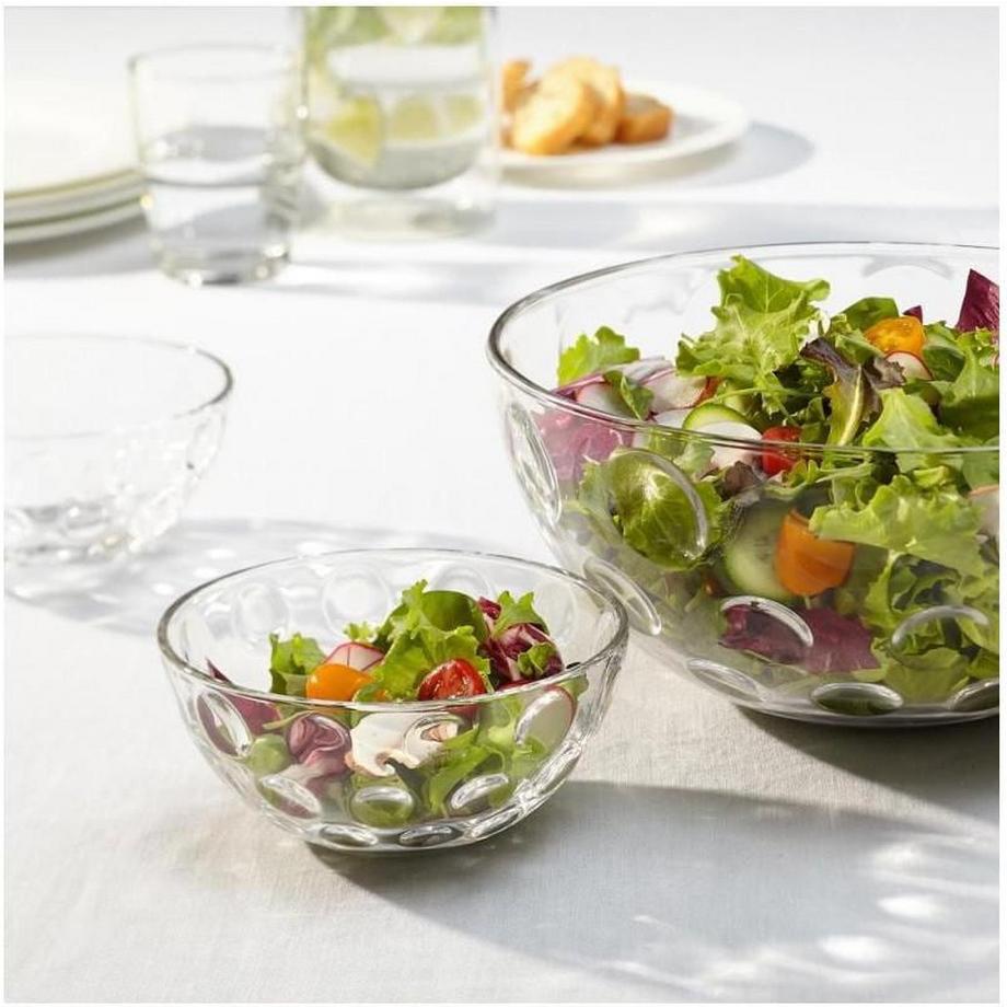 LEONARDO Dessert-Schale Cucina Optic 14 cm, 6 Stück, Transparent  