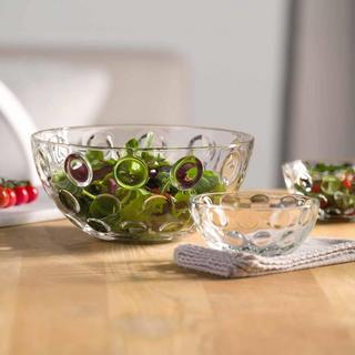 LEONARDO Dessert-Schale Cucina Optic 14 cm, 6 Stück, Transparent  