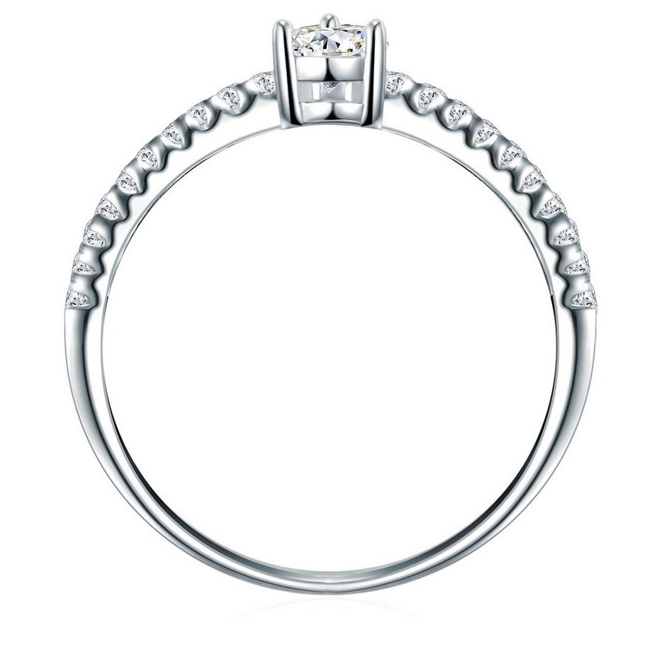 Glanzstücke München  Ring Sterling Silber Zirkonia weiß 