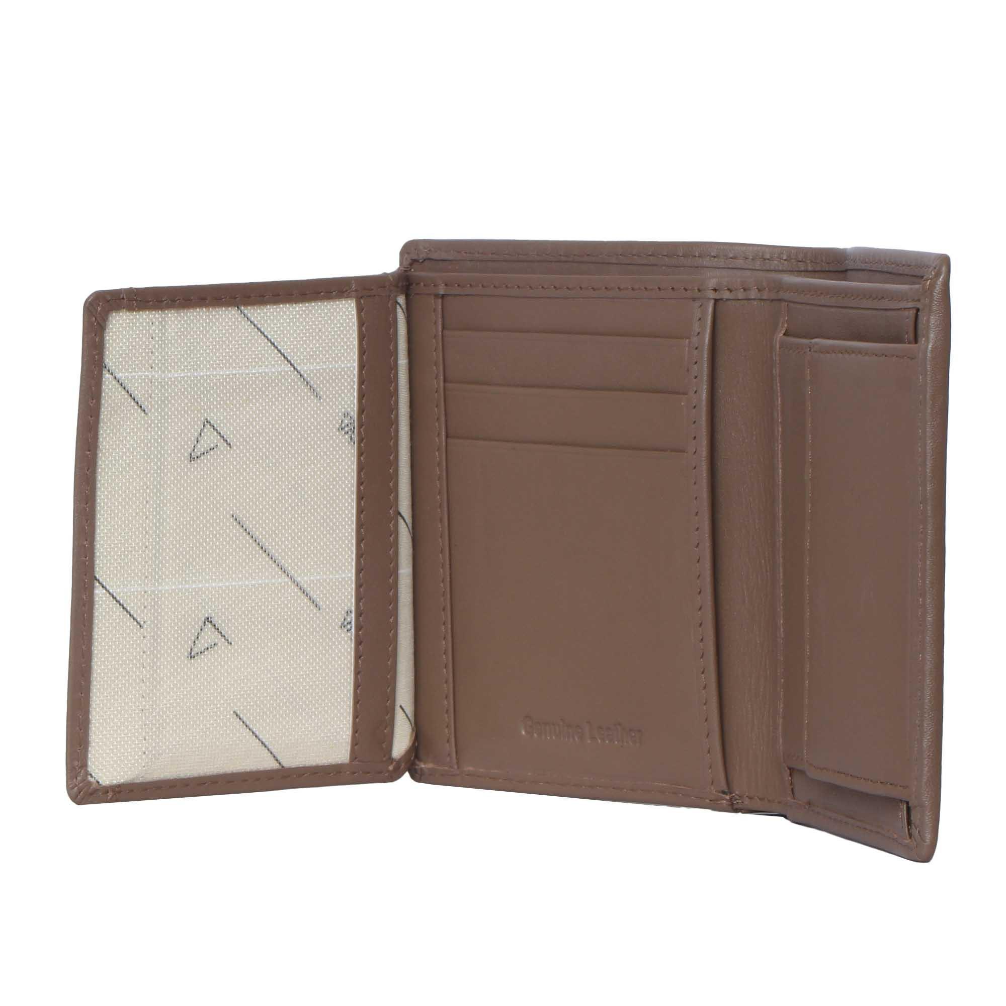 VARGU PEK 1 Portefeuille en Cuir Véritable  