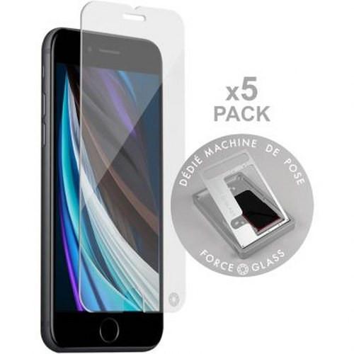 Force Power  Pack de 5 Protège écrans pour iPhone SE 2022/SE/8/7/6S/6 