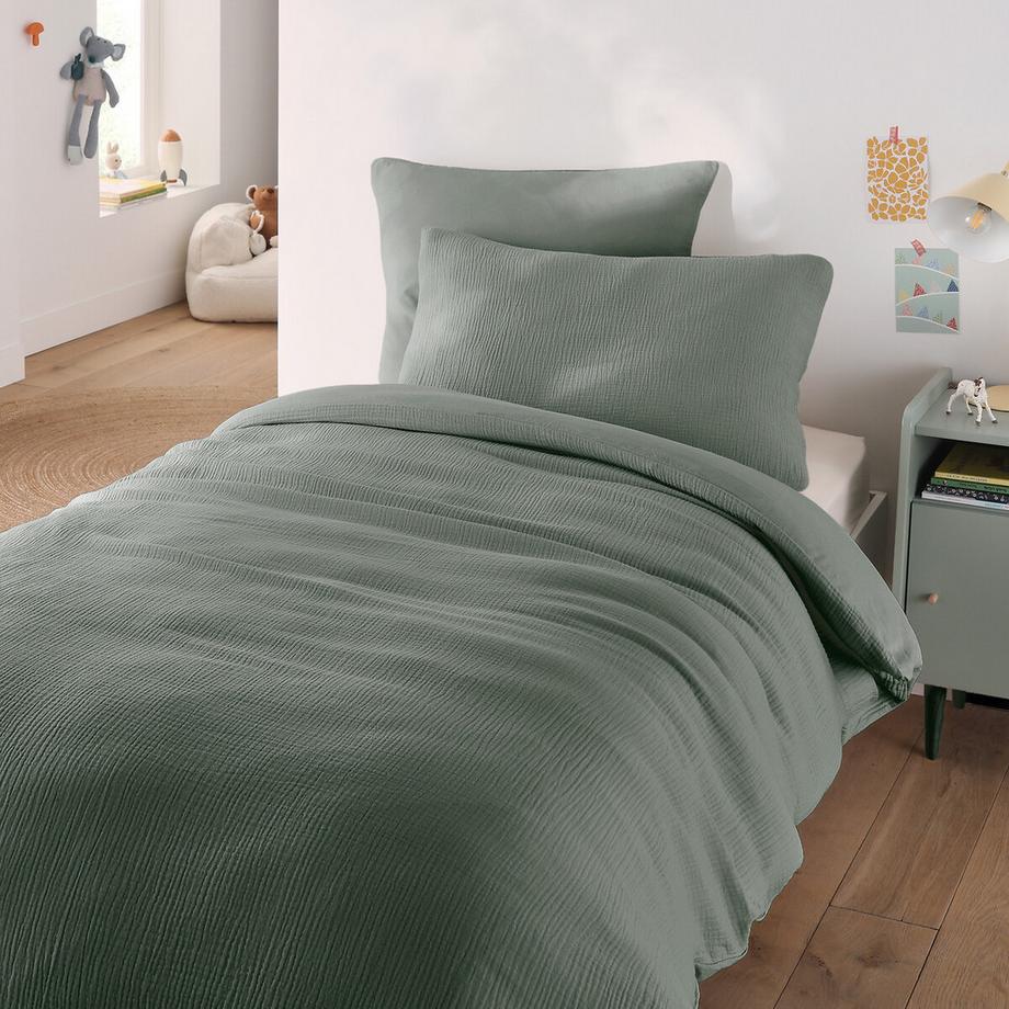 La Redoute Intérieurs Taie d'oreiller Enfant Gaze Coton Lavé  