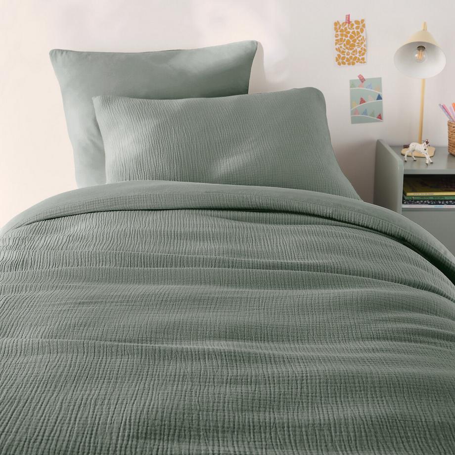 La Redoute Intérieurs Taie d'oreiller Enfant Gaze Coton Lavé  