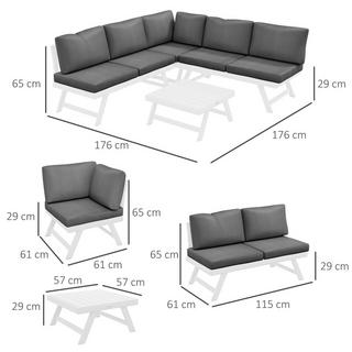 Outsunny Ensemble de salon de jardin  