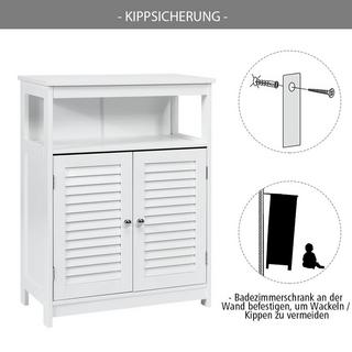 Northio Badezimmer-Schrank Badezimmer-Aufbewahrungsschrank aus Holz  