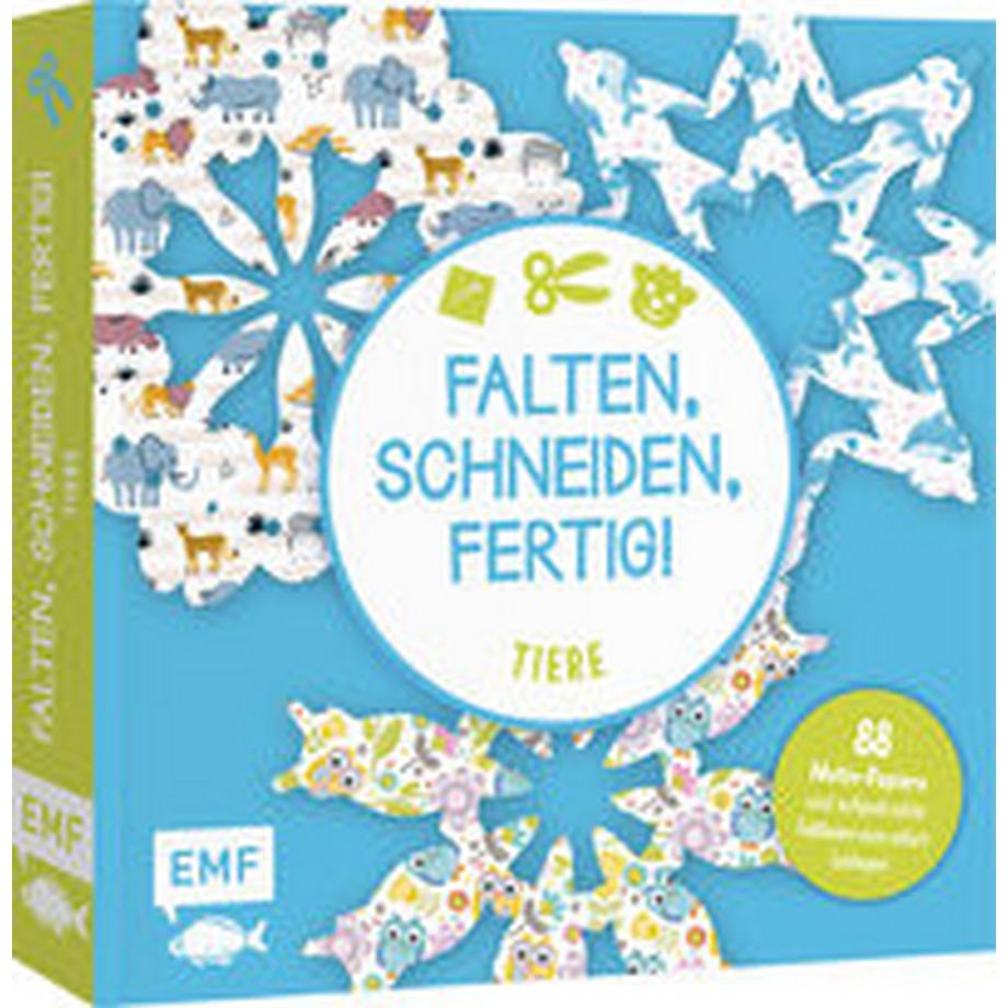 EMF Edition Michael Fischer  Bastelblock: Falten, Schneiden, fertig! - Tiere 