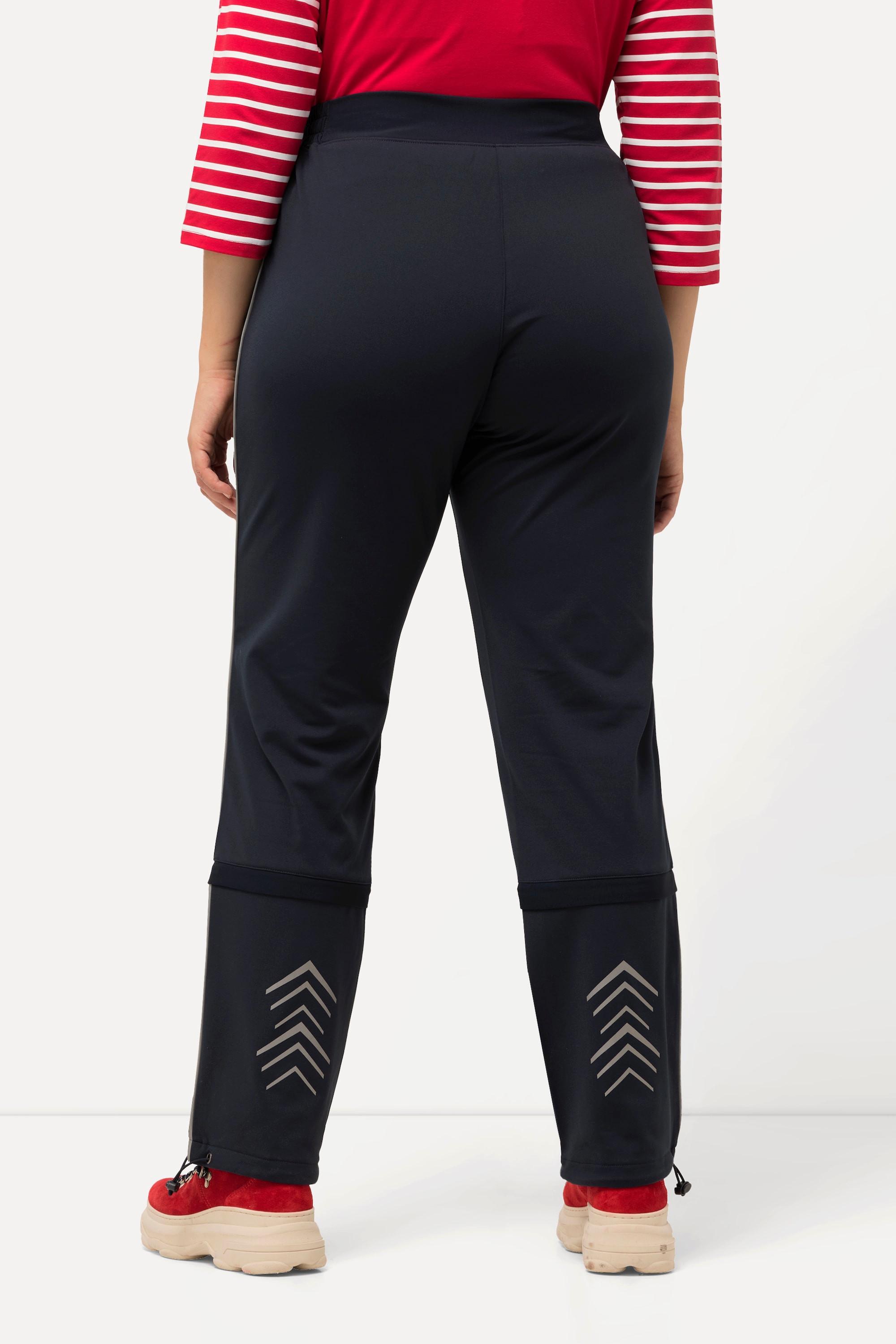 Ulla Popken  Pantaloni funzionali e idrorepellenti con Power Stretch e cintura elastica 