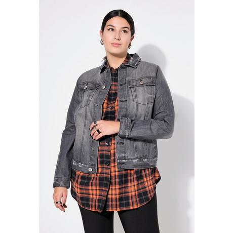 Studio Untold Jeansjacke Regular Fit Destroyed Denim  