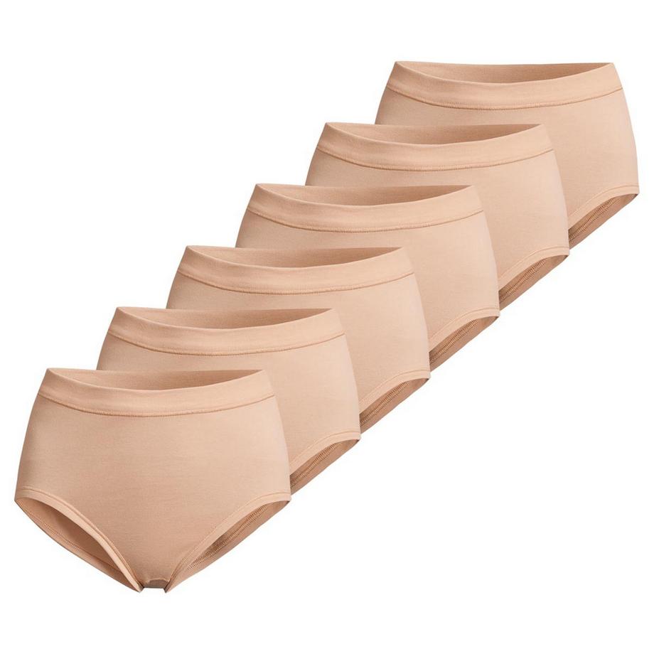 Feinripp lot de 6  - culottes taille haute