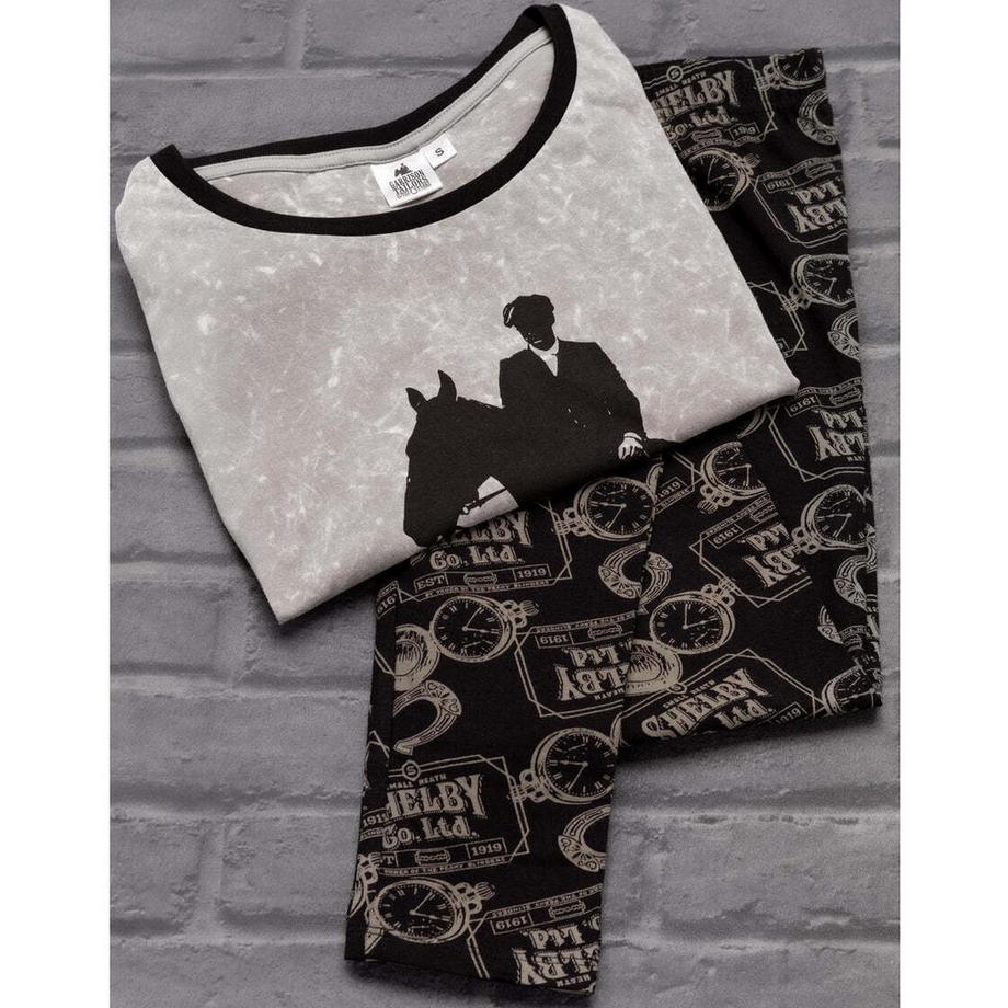 Peaky Blinders Kurzarm Lang Pyjama Set  