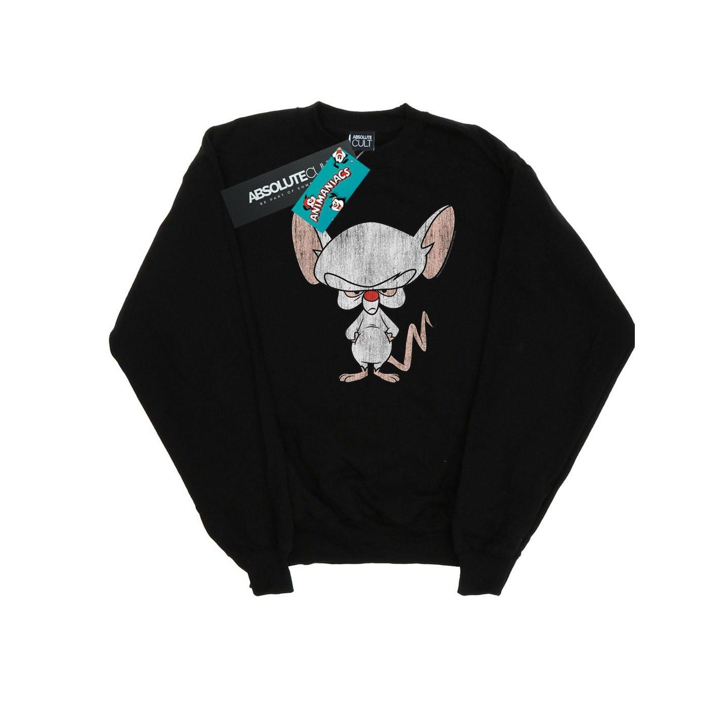 Animaniacs  The Brain Classic Pose Sweatshirt 