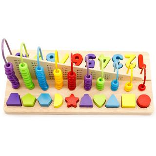 Northio  Boulier éducatif + chiffres en bois Ecotoys 