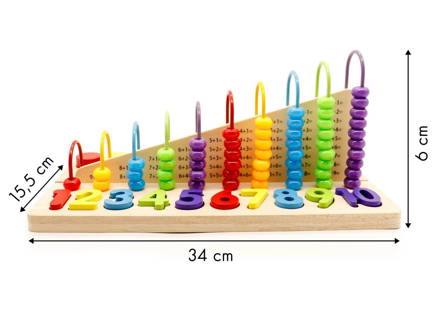 Northio  Boulier éducatif + chiffres en bois Ecotoys 