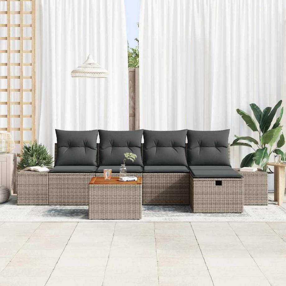 VidaXL Gartensofa-set poly-rattan  