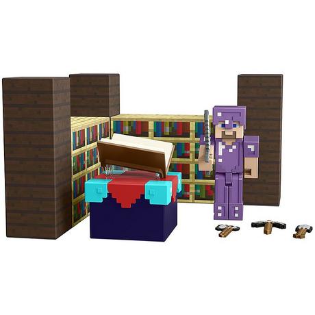 Mattel  Minecraft Zauberraum-Spielset mit Steve-Figur 