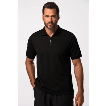 Polo technique JAY-PI, avec technologies FLEXNAMIC et QuickDry - fermeture à glissière et manches courtes