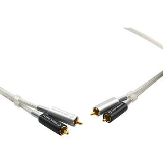 Oehlbach  Cinch Audio Anschlusskabel [2x Cinch-Stecker - 2x Cinch-Stecker] 2.00 m Silber 