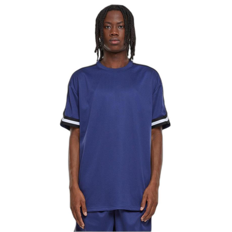 URBAN CLASSICS Oversized Stripes Mesh Tee  