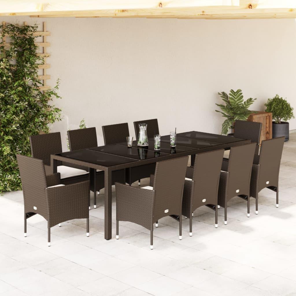 VidaXL set da pranzo da giardino Polirattan  