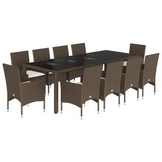 VidaXL set da pranzo da giardino Polirattan  