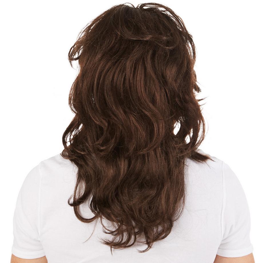 Tectake  Perruque pour homme viking, brun 