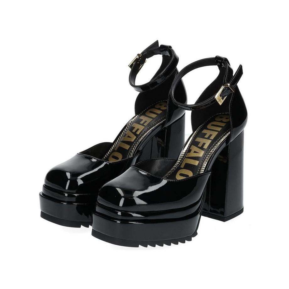 Buffalo May W Dorsay Vegane Lackpumps  