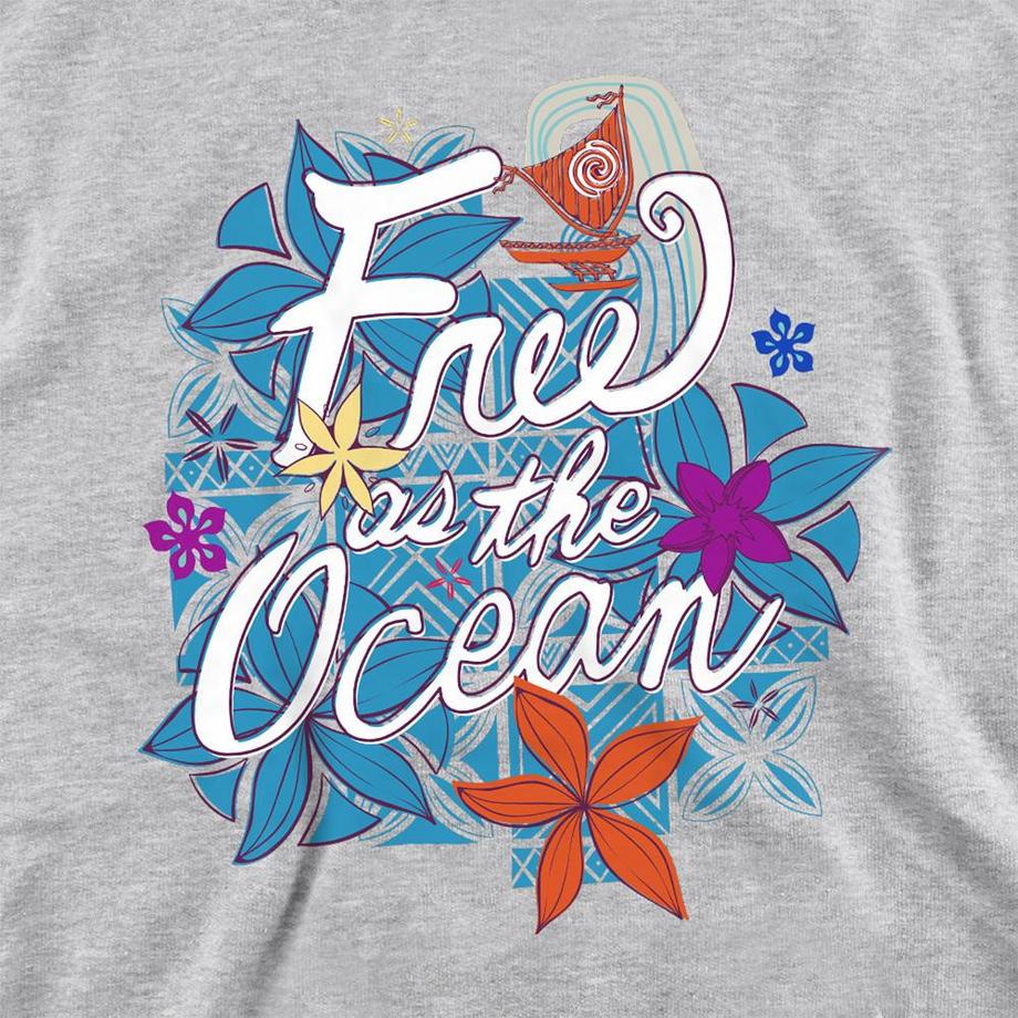Disney  Free As The Ocean Felpa Con Cappuccio 