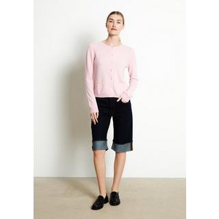 Studio Cashmere8 LILLY 4 Taillierte Strickjacke mit Rundhalsausschnitt  