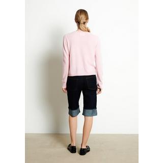 Studio Cashmere8 LILLY 4 Taillierte Strickjacke mit Rundhalsausschnitt  