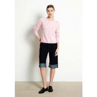 Studio Cashmere8 LILLY 4 Taillierte Strickjacke mit Rundhalsausschnitt  