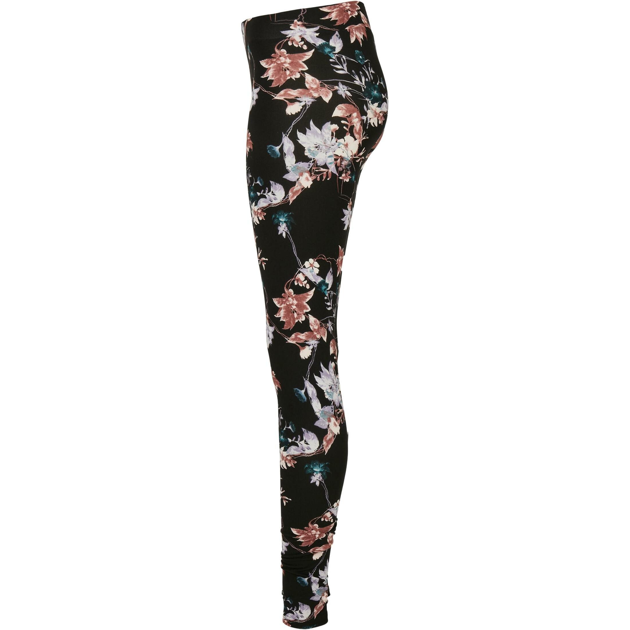 URBAN CLASSICS Soft AOP Blumen Leggings  