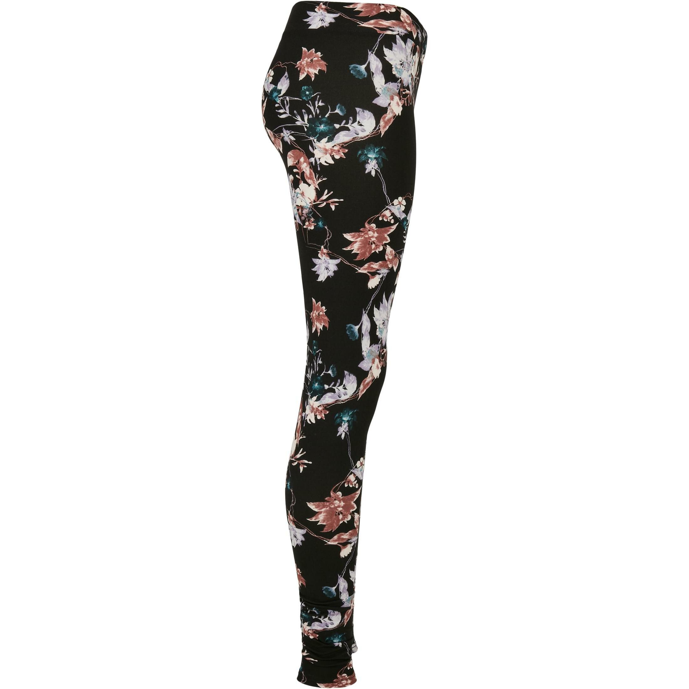 URBAN CLASSICS Soft AOP Blumen Leggings  