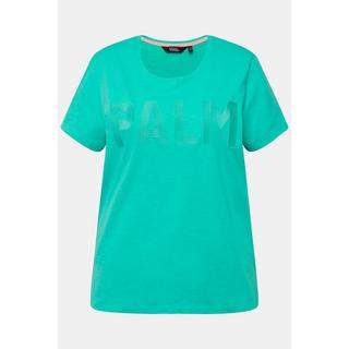 Ulla Popken T-shirt brodé col rond manches courtes coupe Regular  