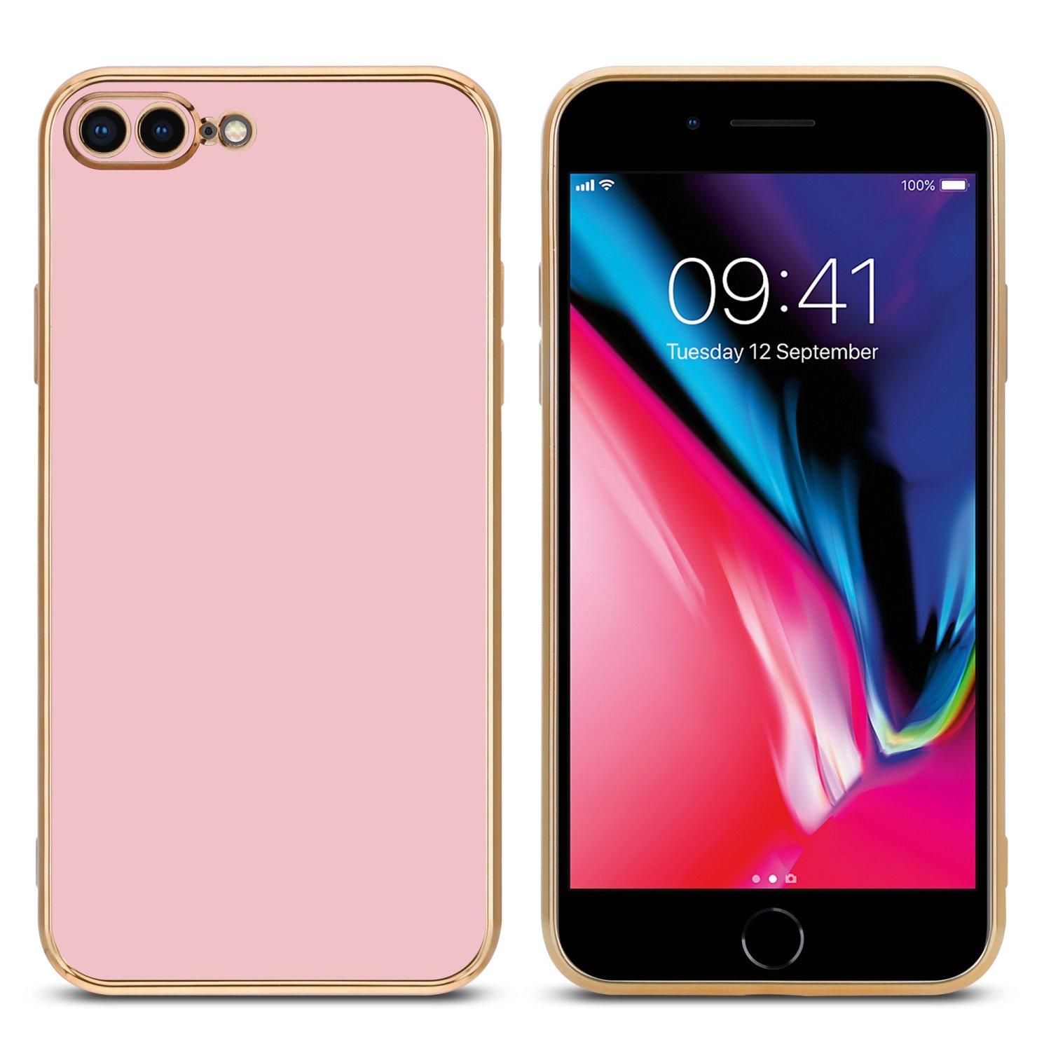 Cadorabo  Housse compatible avec Apple iPhone 7 PLUS / 7S PLUS / 8 PLUS - Coque de protection en silicone TPU flexible et avec protection pour appareil photo 