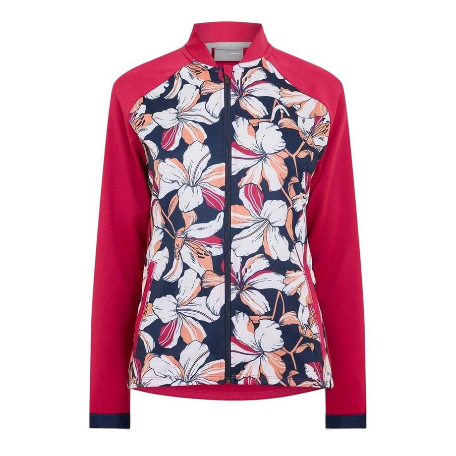 Giacca Da Tuta Motivo Floreale Raglan