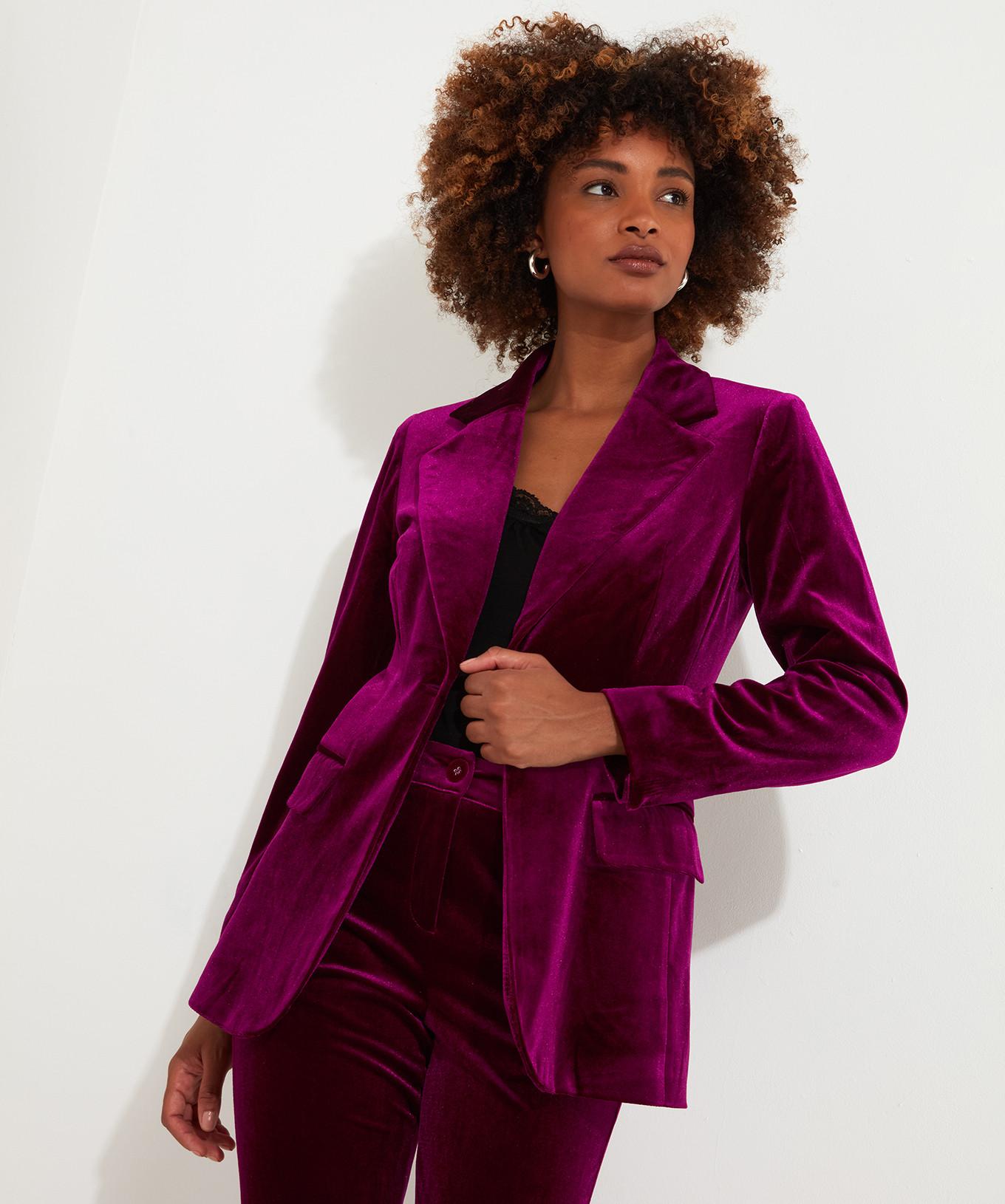 Joe Browns  Blazer Coordonné Velours Belle Coupe 