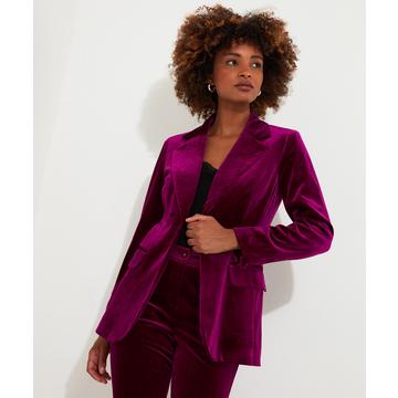 Blazer Coordonné Velours Belle Coupe