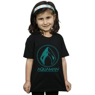 DC COMICS  Tshirt AQUAMAN AQUA LOGO 