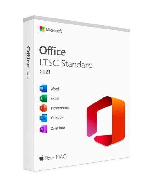 Microsoft  Office 2021 LTSC Standard pour Mac - Clé licence à télécharger - Livraison rapide 7/7j 