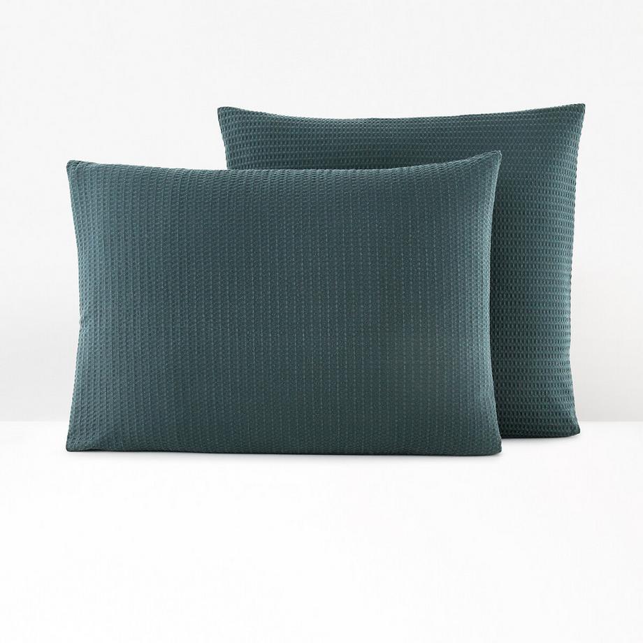 La Redoute Intérieurs Fodera per cuscino in cotone lavato a nido d'ape  