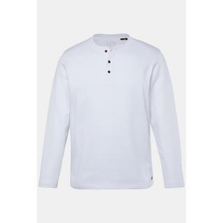 JP1880  Henley, Langarm, Piqué 