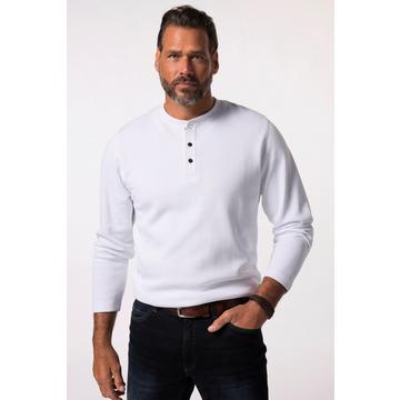 Henley manches longues, maille piquée - jusqu'au 8&nbsp;XL
