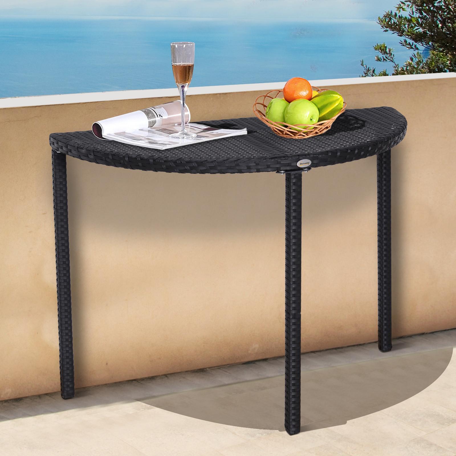 Outsunny Table de balcon  