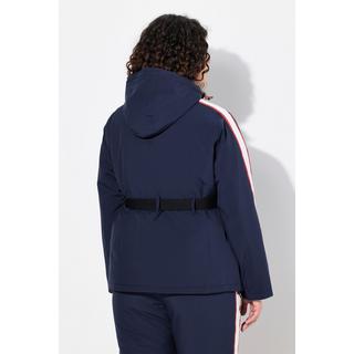 Ulla Popken Giacca Performance Impermeabile Cerniera a Doppio Cursore Fori per Pollici  