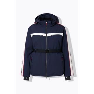 Ulla Popken Giacca Performance Impermeabile Cerniera a Doppio Cursore Fori per Pollici  