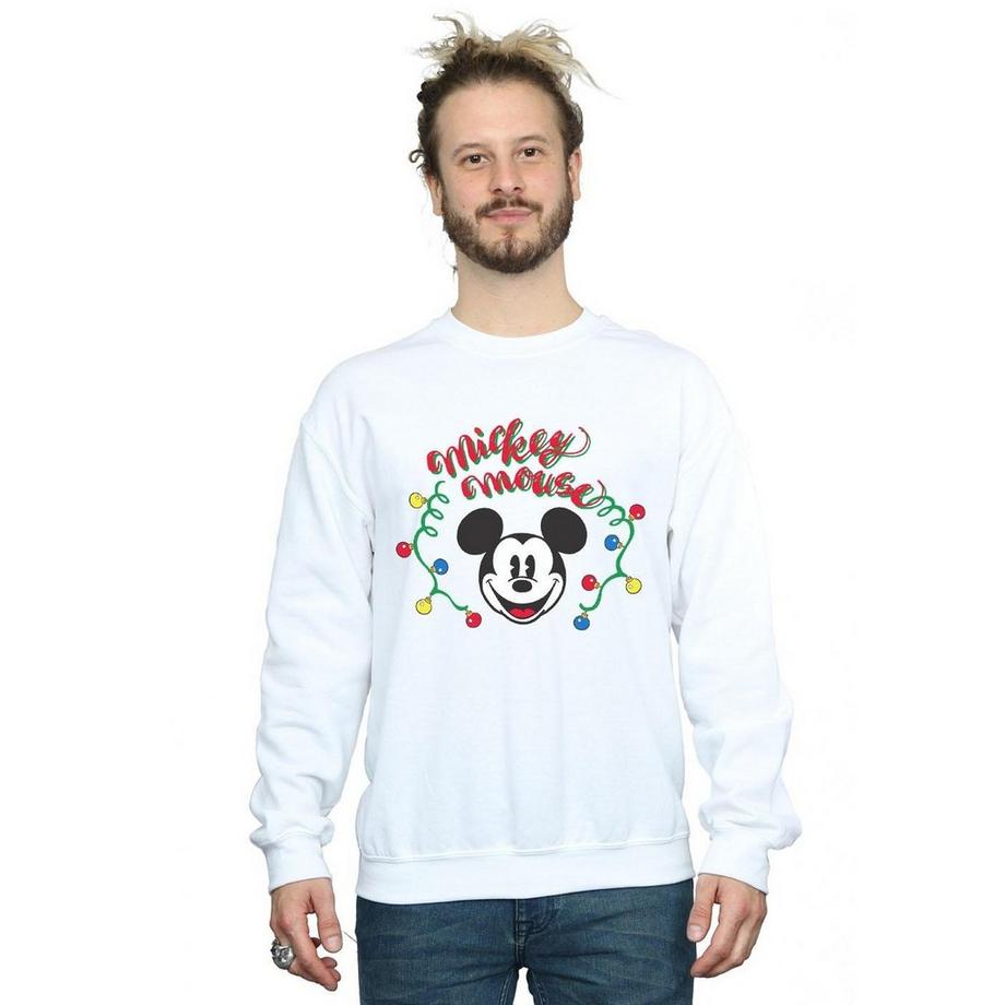 Disney Mickey Mouse Christmas Lichter Sweatshirt  