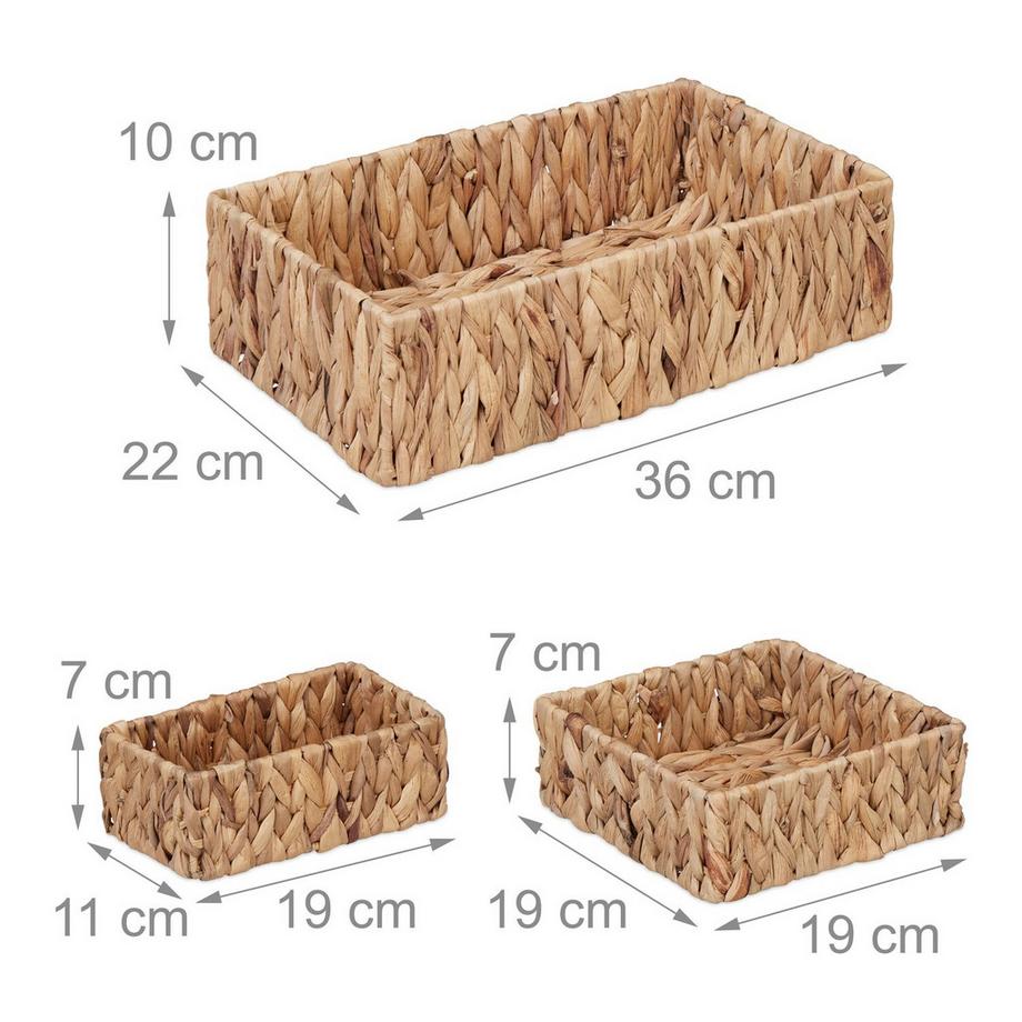B2X Aufbewahrungskorb 3er Set  