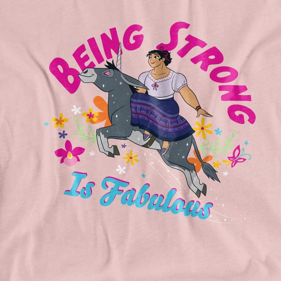 Encanto  T-ShirtMotif Luisa Being Strong Is Fabulous 