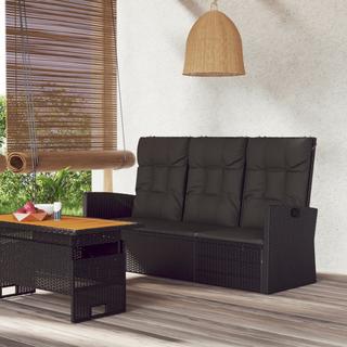 VidaXL Gartenbank poly-rattan  